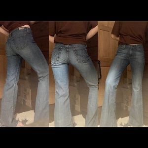 ⚡️$15 SALE⚡️AG Vintage Tall Flare Boocut the Club Light Wash Cotton Denim Jeans